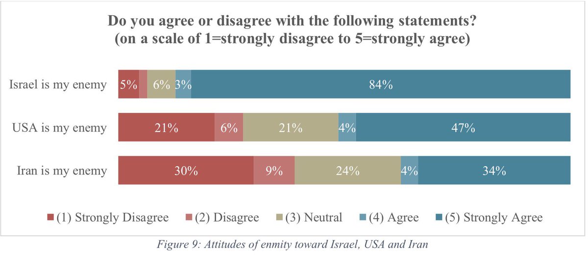 FactFatale's tweet photo. @MarioNawfal He is part of a tiny minority. 
Latest poll from Lebanese American University, shows an overwhelming majority united behind common enemy https://t.co/aUgmicQhu8