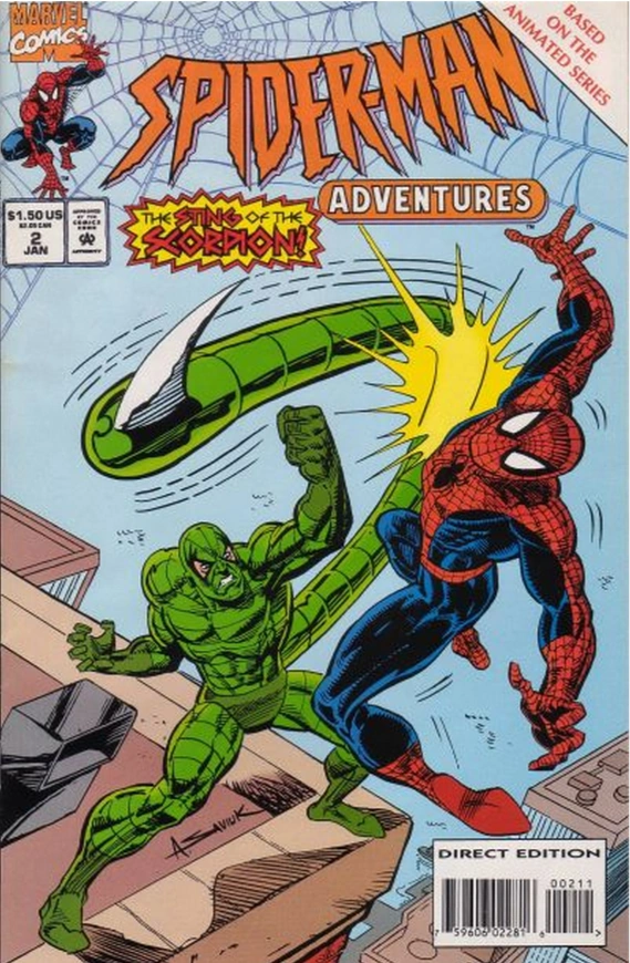 aranhaversobr's tweet photo. 🚨 ' ISSO É CINEMA! Nova arte promocional para 'SPIDER-MAN: BRAND NEW DAY' (2026) destacando o confronto do Homem-Aranha com o Escorpião.

A arte faz referência ao a capa da segunda edição de 'SPIDER-MAN: ADVENTURES #2' (1995), a HQ que adapta os eventos da série de 1994.
• 
. https://t.co/nGJ6ivSWrv
