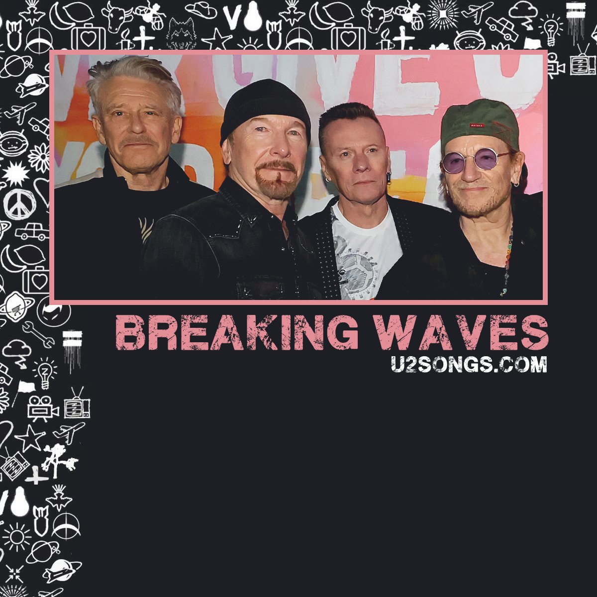 u2songs's tweet photo. Breaking Waves:
https://t.co/IKFL2gHlje
U2 work on more videos, new photography exhibit, updates on "Outfoxed!" and "Kiss the Future". https://t.co/69SGNpmQTL
