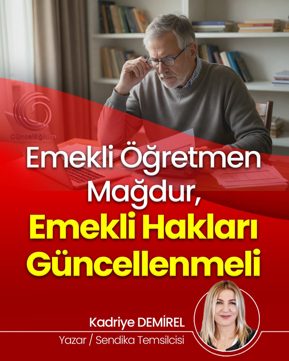 GuncelEgitim's tweet photo. Emekli Öğretmen Mağdur, Emekli Hakları Güncellenmeli https://t.co/vZj57XlMAQ https://t.co/Xxj53p0MtD