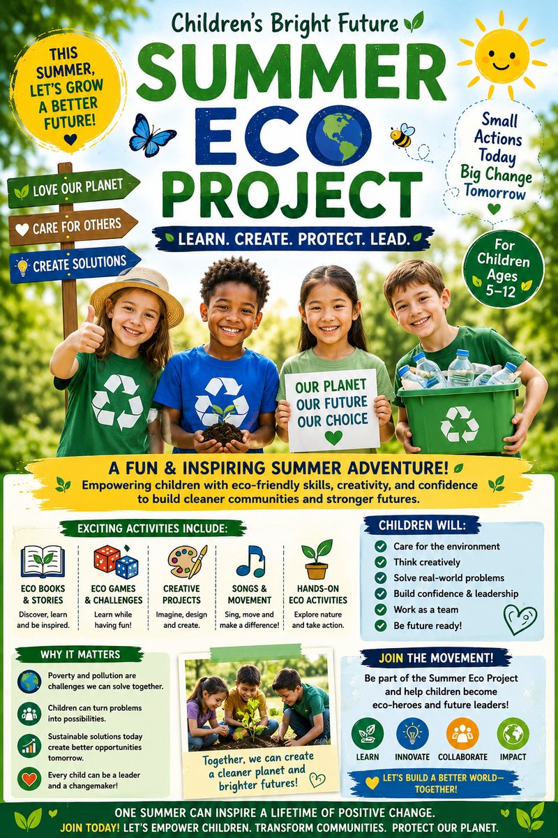 FunWritings's tweet photo. #ecokidsproject #SummerEcoProject #ecocraft #ecofriendlytips #ecomusic #ecocraft #ecokidsbooks #sustainabilityforkids #summerfun
If you didn't help the children to get really ready for a Fun-filled Summer before... Do it today
https://t.co/l6rEu274rl
@eacher @TeachForIndia https://t.co/jnI7KUxrNY