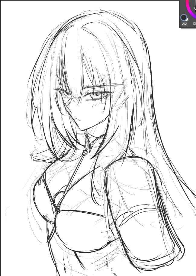 quick sketch scathach