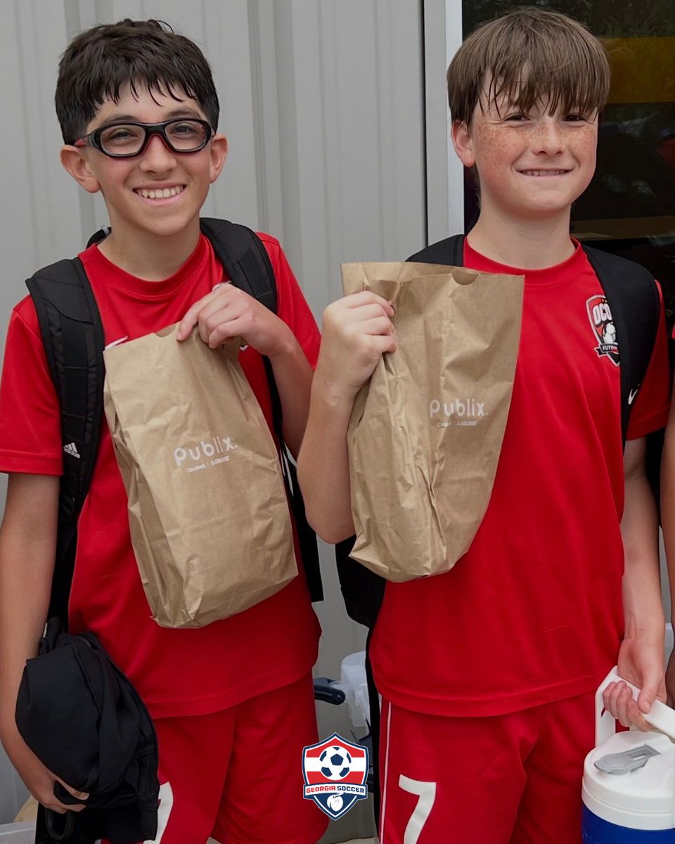 GeorgiaSoccer's tweet photo. We're grateful for Publix's continued support of Georgia Soccer and the youth soccer community. 
Partnerships like this go beyond products and giveaways. 

Thank you, @Publix, for investing in our players and being a valued part of the Georgia Soccer family https://t.co/VLQ66lAVld