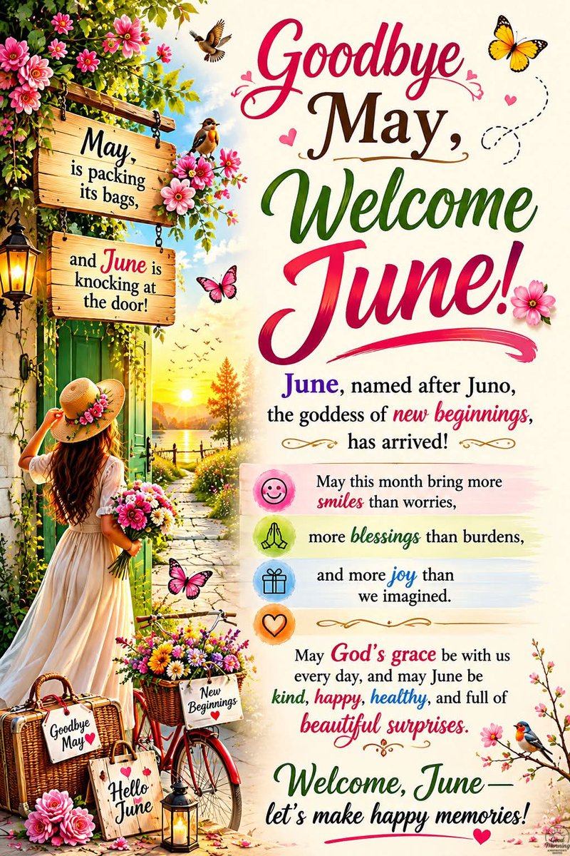 jarrodbutts's tweet photo. Happy June, Twitterverse! 
Here's hoping we get to shake off the tired negativity and embrace what's both good and possible.
We deserve to thrive and be open to every meaningful experience.
Keep hope alive!
Be well. Stay safe. Much Love ❤️ https://t.co/PO5L5n9qJd