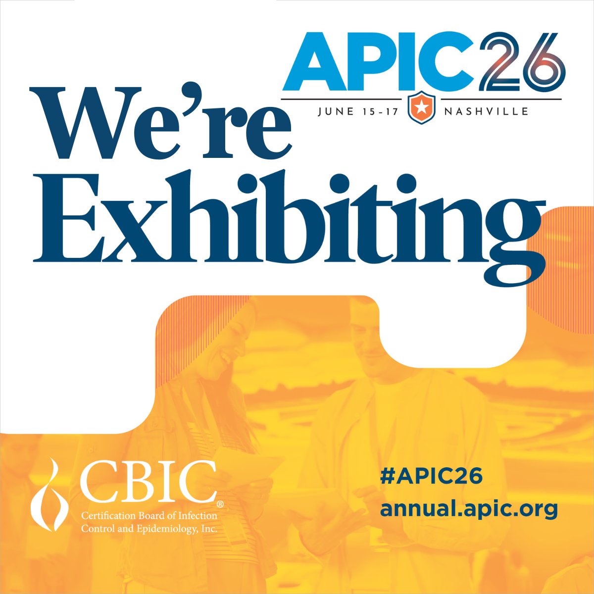 CBIC's tweet photo. ➡️ The countdown is on, Nashville! 

💫CBIC® is gearing up for the APIC Annual Conference! Don’t miss your chance to learn all about CBIC certifications and network with the best in infection prevention. See you there! 

🗓️June 15–17, 2026

🔗Register: https://t.co/BL6XiB0s70 https://t.co/GqyfhOlhgT