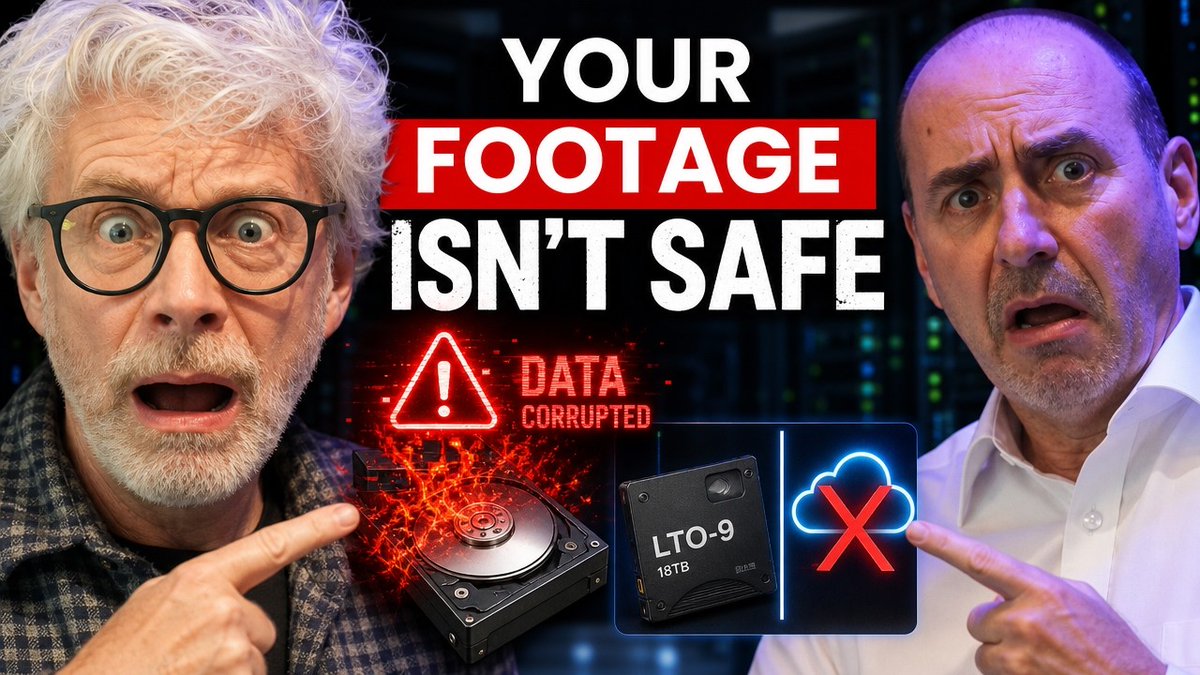 archiware's tweet photo. What is the best way to protect your media files? Tune in to this episode of Smarter Strategic Thinking featuring Archiware’s David Fox to discover the discussion around cloud versus LTO tape: https://t.co/vj6a6s2dt4 https://t.co/8hNsHuPVW7