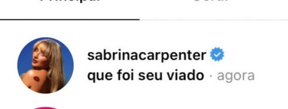 o coitado do acervo sabrina carpenter tweet media