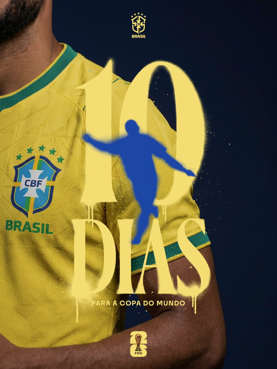 CBF_Futebol's tweet photo. Falta pouco para começar a melhor época do ano! 🌟🇧🇷

#AnoDeCopa #BateNoPeito https://t.co/CkzoJ41Ihp