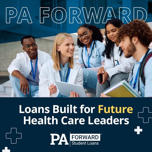 RepPielli's tweet photo. Did you know PHEAA offers PA Forward Loans specifically for students pursuing careers in medicine and specialized health care? These loans offer flexible repayment options so you can remain focused on your education and patients. 

Learn more HERE: https://t.co/8F9Hh7yJ9o https://t.co/1503oIhEZT