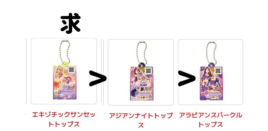 _nan0_71's tweet photo. 【交換】 
アイカツ だれでもアイドル活動アクリルチャーム アイカツスターズ！ ガチャガチャ

譲） ツバサ ゆず
求） 真昼 夜空 

郵送 https://t.co/RH4w1SjQWL