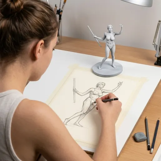 your_NFT_promo's tweet photo. Sometimes the best way to improve anatomy is simply rotating a real reference in your hands.

https://t.co/l979q84mYZ

#Figure #Drawing #Anatomy #Study #Art #Reference #3DPrinting #ArtistTools #FigureStudy #STL #Female #woman https://t.co/KmfE3E69Pb