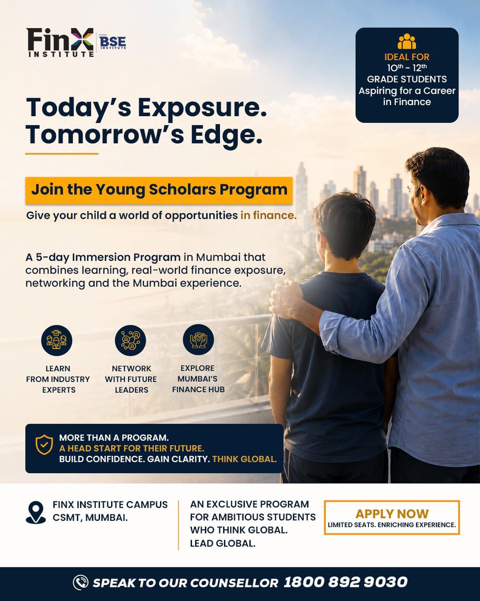 SankhaAscend's tweet photo. Immersion program for Students from grade Xth - XIIth aiming to build their knowledge and profile. To know more https://t.co/p5Ynd8ds8f
#Finance #Knowledge #college #Finxinstitute https://t.co/Yzd5AgUQmU
