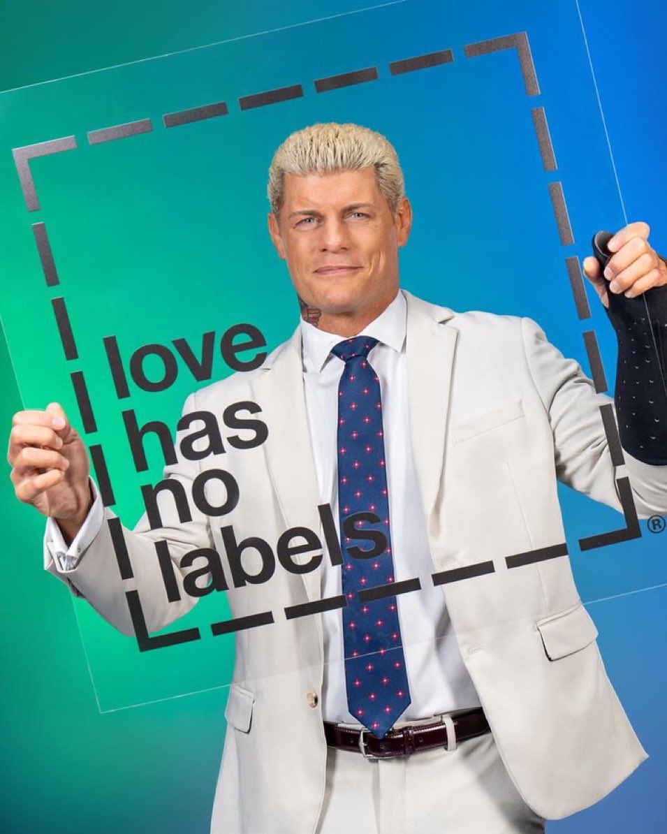 Just_Elemental's tweet photo. Happy pride month Guys 

Remember love is love :3

Cody Rhodes agrees see https://t.co/wcf3WLE9de