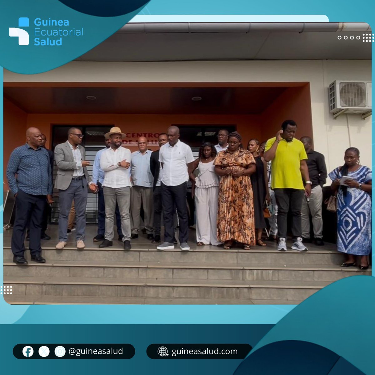 GuineaSalud's tweet photo. 🏥 El Ministerio de Sanidad y el Ministerio de la Función Pública realizaron una visita de inspección al Hospital Distrital de Luba, verificando el estado de los servicios, equipamiento e insumos previo a su próxima puesta en funcionamiento.
#GuineaSalud #Luba #SanidadGE https://t.co/CJTpjHzPqs