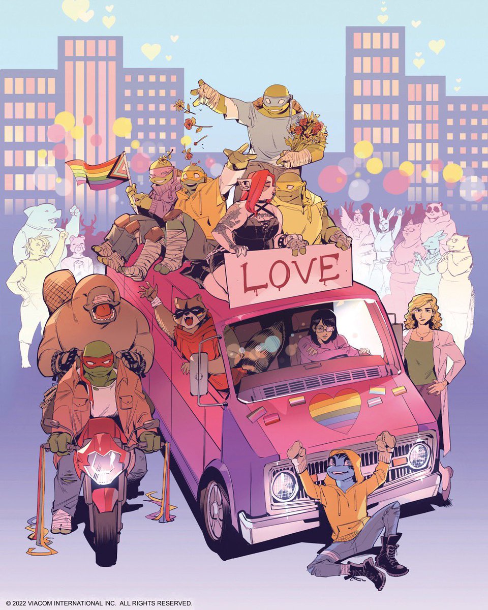 NicoHamato's tweet photo. HAPPY START TO THE MONTH GUYS ✨✨🏳️‍🌈🌈🐢✨💙❤️🧡💜

#TMNT https://t.co/T0EDUCRe8r