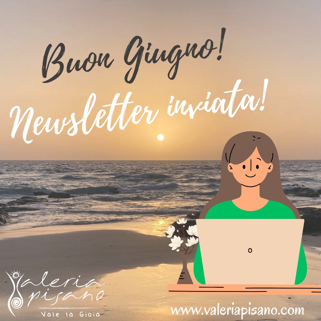 valeriapisano's tweet photo. Buon GIUGNO! ☀🍀🌾🏖

In questi tempi incerti sembra di essere sballottati, come se fossimo IN ALTO MARE! 🌊🌊🌊
Nella Newsletter gli articoli correlati al Tema del mese, il Cielo di Giugno, le novità in arrivo 🍀☀🌾🏖

Apri la Newsletter qui ⏬
https://t.co/UnlEkfHHLx https://t.co/y4ENBfajJh