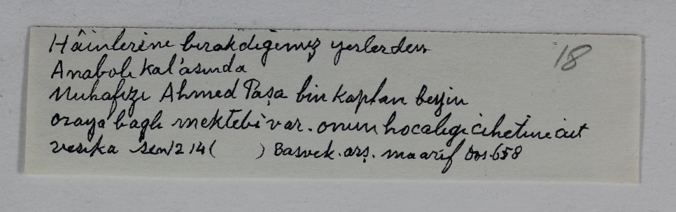 mimaremin's tweet photo. Cennet mekân Süheyl Bey'in defterlerinden:

"Hainlerine bırakdığımız yerlerden Anabolu Kal'asında..."