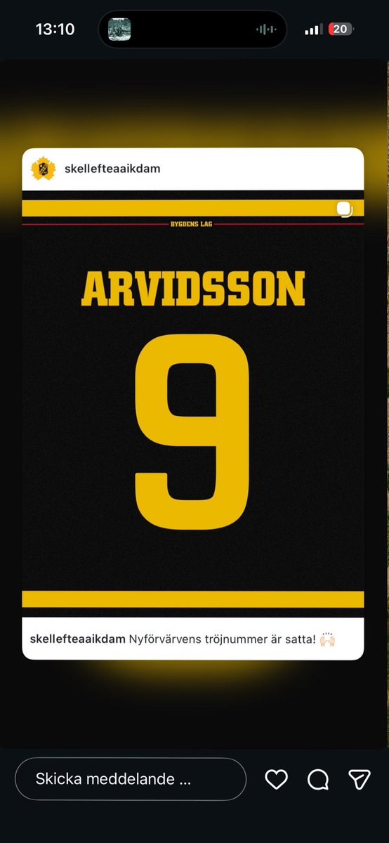 AlfredFlume's tweet photo. Nästan så man hann bli uppspelt https://t.co/KZxnRDxdEt