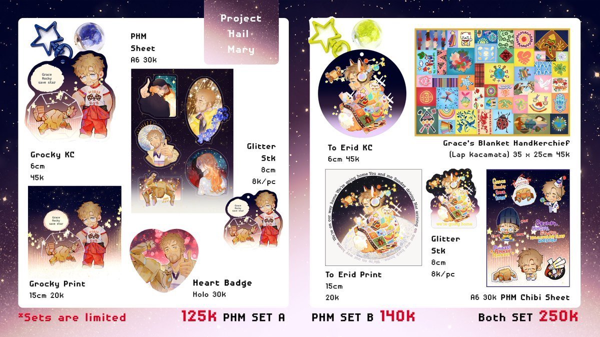 deityrozanov's tweet photo. [#deityroz_GO PH GO] 

Project Hail Mary Fan Merch by @/Ameirinzosan B2

🌟doo: June 10 (8PM)
🌟 feta

🔗: https://t.co/D4Iite200I https://t.co/n6L9QBM6NE