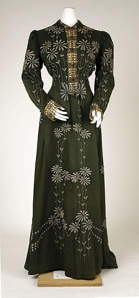 wikivictorian's tweet photo. Day dress by M. Schiff, 1901–3. The MET. https://t.co/NJ5nbh2Ma7