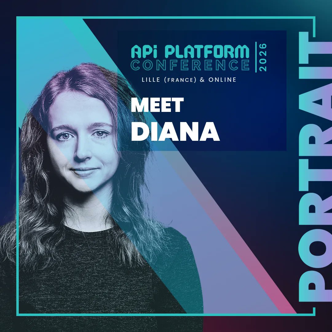 ApiPlatform's tweet photo. 📢 #APIPlatformCon 2026 Speaker Reveal! We’re thrilled to welcome @DianaWebDev to Lille this September! Don't miss her talk "Love Humans, Use AI", a deep dive into how AI is shifting the developer's role and the existential impact behind it.

🎟️ https://t.co/FKAU2HPxMJ https://t.co/Z5MkFQpEvV