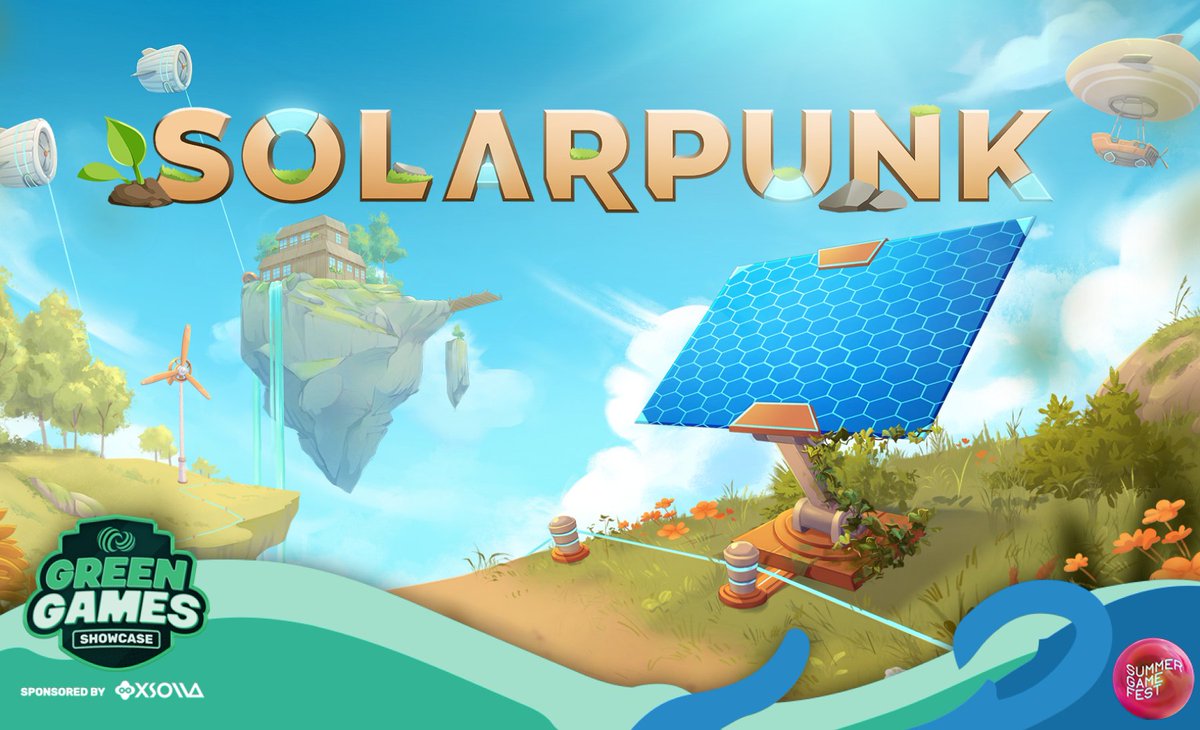 Solarpunk_Game's tweet photo. We're happy to announce that Solarpunk will be part of the @PlanetPlayGames Green Games Showcase - live from 11am PT on June 6th 💚

Tune in via
🔴Youtube: https://t.co/qOhEge5A9k
🟣&amp; Twitch: https://t.co/AkeMTcIZ2R https://t.co/j2OUr4aQHh