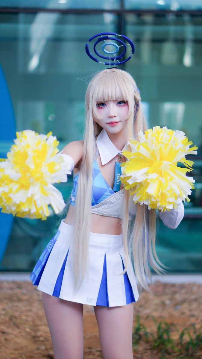 LoPa1009's tweet photo. 📣💙✨

#ブルアカ #BlueArchive #cosplay https://t.co/U92C06rYCh