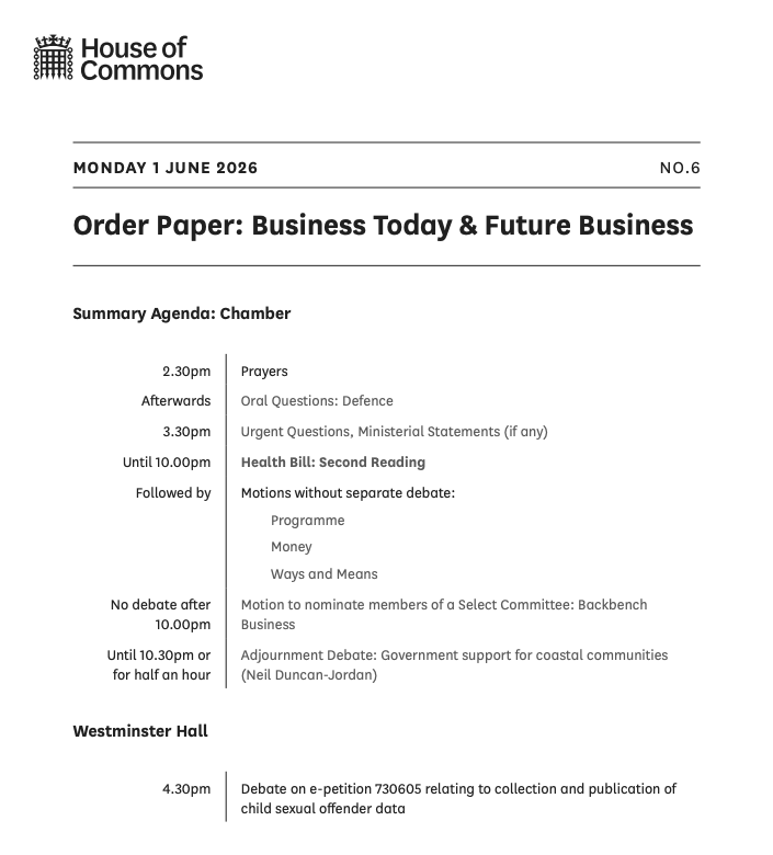UK House of Commons tweet media