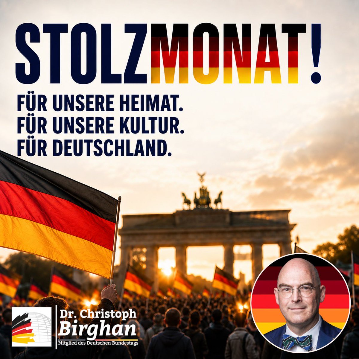 DrBirghan's tweet photo. Deutschland ist ein großartiges Land!

Ein Land der Dichter und Denker, der Erfinder und Ingenieure. Ein Land, das mit Fleiß, Bildung und Innovationskraft die Welt geprägt hat. Von Gutenberg über Leibniz und Goethe bis hin zu den großen wissenschaftlichen und technischen Leistungen unserer Zeit. Deutsche Ideen haben Geschichte geschrieben.

Unsere Heimat ist reich an Kultur, Tradition und landschaftlicher Schönheit. Von den Alpen bis zur Nordsee, von den historischen Altstädten bis zu den Burgen, Schlössern und Kulturlandschaften. 
Auch unsere Geschichte zeigt unsere Stärke. Wir haben schwere Zeiten durchlebt, aber unser Land immer wieder neu aufgebaut. Aus Trümmern entstand Wohlstand, aus Teilung wurde Einheit. Deutschland ist unsere Heimat, geprägt von gemeinsamen Werten, unserer Sprache, unserer Kultur und unserer Verantwortung füreinander.

Lassen wir uns deshalb nicht einreden, dass wir auf unser Land nicht stolz sein dürften. Deutschland ist unsere Heimat und es lohnt sich, für sie einzustehen.
