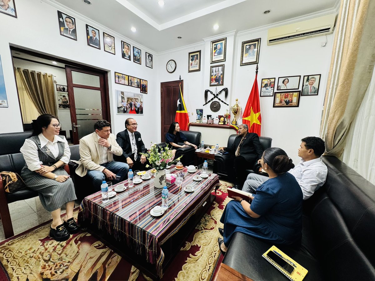 em_rong's tweet photo. Đại Sứ Quán TIMOR-LESTE 🇹🇱 https://t.co/L8v4w7eIm0