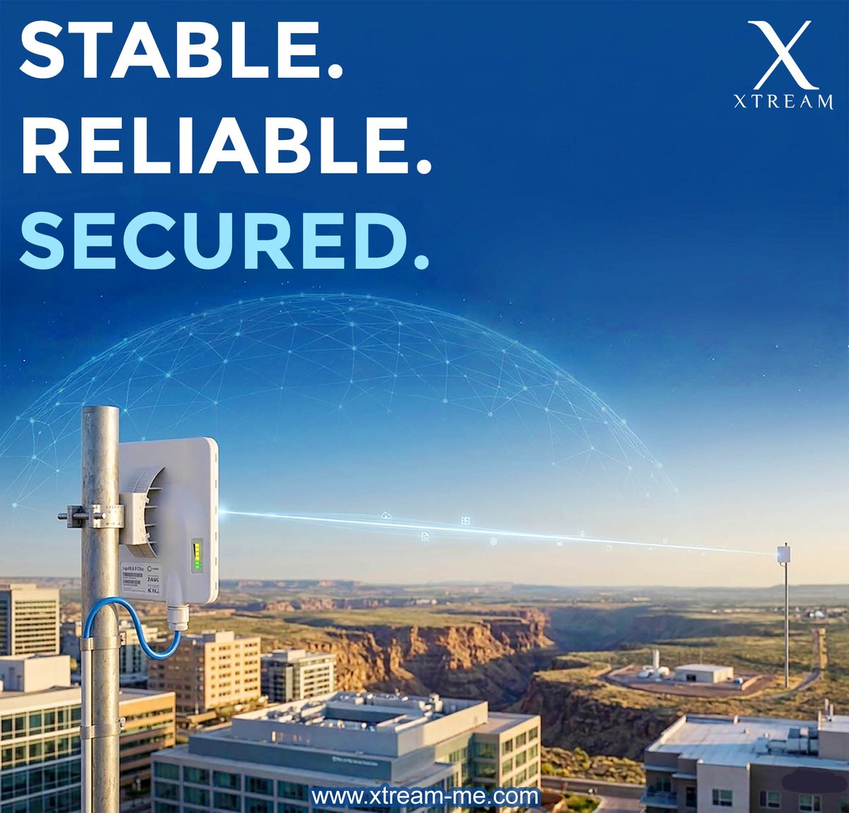 it_xtream's tweet photo. 𝗪𝗵𝗲𝗻 𝗰𝗼𝗻𝗻𝗲𝗰𝘁𝗶𝘃𝗶𝘁𝘆 𝗶𝘀 𝗺𝗶𝘀𝘀𝗶𝗼𝗻-𝗰𝗿𝗶𝘁𝗶𝗰𝗮𝗹, 𝗿𝗲𝗹𝗶𝗮𝗯𝗶𝗹𝗶𝘁𝘆 𝗶𝘀 𝗻𝗼𝗻-𝗻𝗲𝗴𝗼𝘁𝗶𝗮𝗯𝗹𝗲.

XTREAM delivers high-performance wireless networking solutions for remote sites, enterprise networks, and critical infrastructure. https://t.co/TRZNCGhnHp
