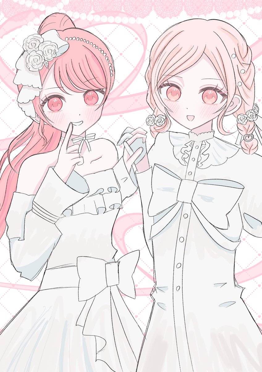 _cochaco's tweet photo. ピンク組ジュンブラ♡♡

 #prsk_fa #桃井愛莉 #暁山瑞希 https://t.co/K4KX7kaG9v