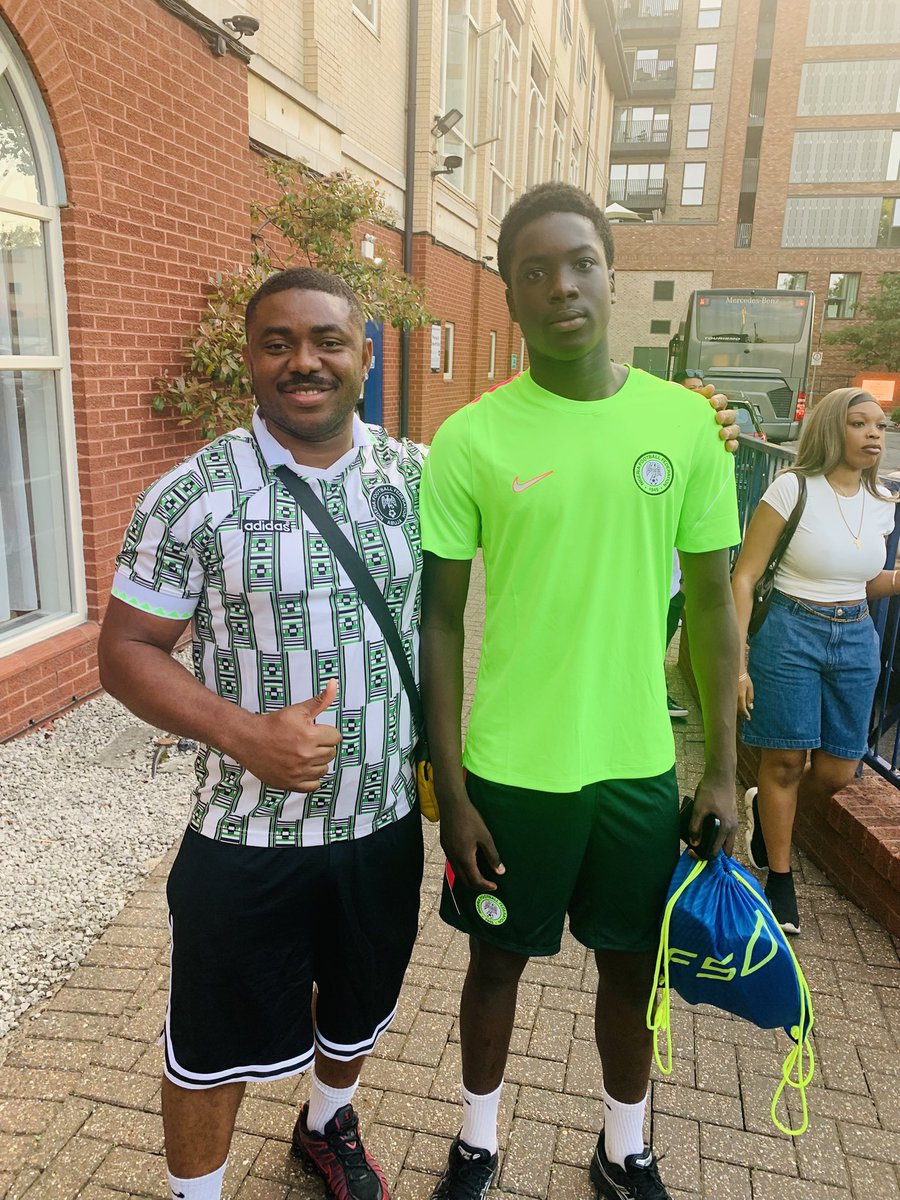MAZIODENIGBOOO's tweet photo. 🇳🇬🦅 A special moment for Nigerian football and a powerful statement about the future.

Super Eagles Head Coach Eric Chelle invited 16-year-old Micah Olabiyi of Wycombe Wanderers F.C. to train with the senior national team during the Unity Cup 2026, https://t.co/k3YK8e4PIz