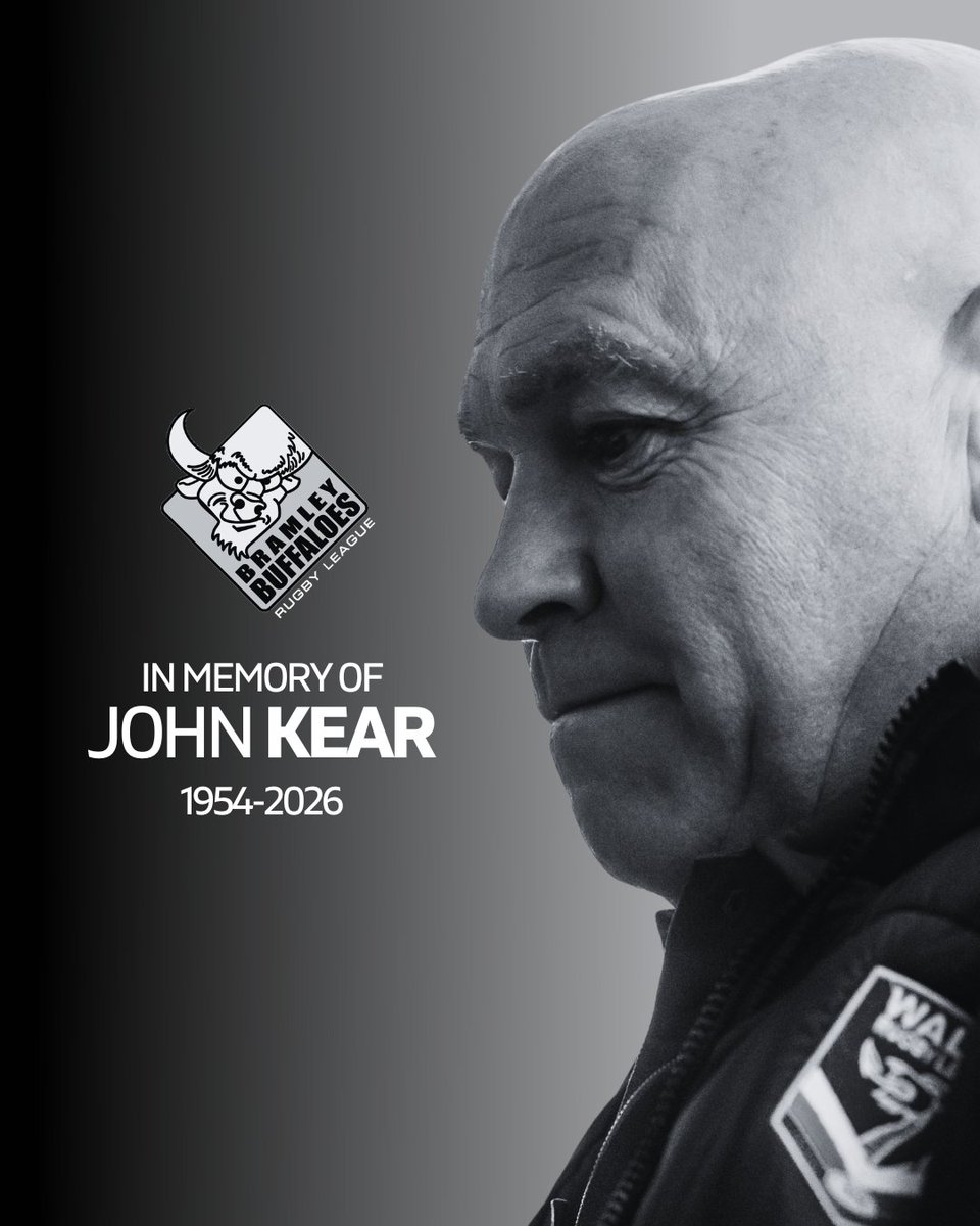 bramleybuffs's tweet photo. Everyone at Bramley Buffaloes is deeply saddened to learn of the sudden and unexpected passing of our former coach, John Kear, at the age of 71.

He will forever be part of the Bramley family. Rest in peace 💛

A tribute to John: https://t.co/RoHirHtA7s https://t.co/MBj9beDukk