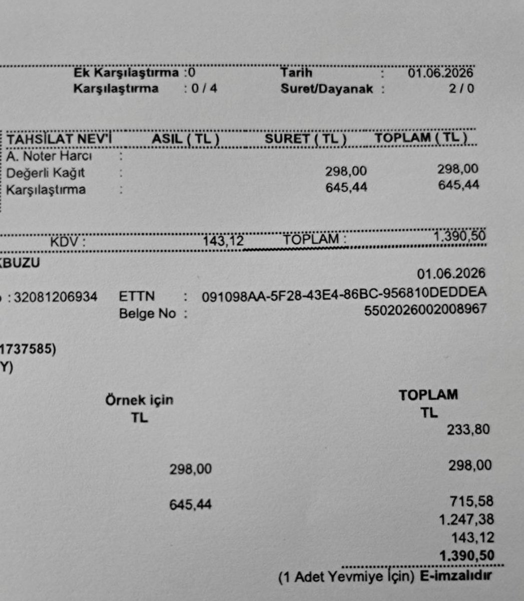 aranmuba's tweet photo. Noterde bir "aslı gibidir" yaptırma 1390,50 Lira 😡 Yok böyle bir rezalet! https://t.co/FqbMdQNEY7