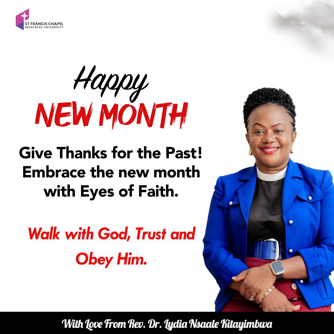 stfrancis_mak's tweet photo. Hello June!!🥳🥳🥳🙏

For there’s no other way to be happy in Jesus but simply to Trust and Obey Him!

@Rev_Dr_LidyKitz @Prof_Kitayimbwa, @Makerere , @DOS_Makerere https://t.co/p6SKnXvQJP
