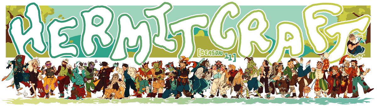 jamtamart's tweet photo. used hermit-a-day may as an opportunity to redraw the banner on the official website for season 11 !! ^^ #hermitaday
a closer look of them all in the replies vvv https://t.co/tnqCwGMNQA