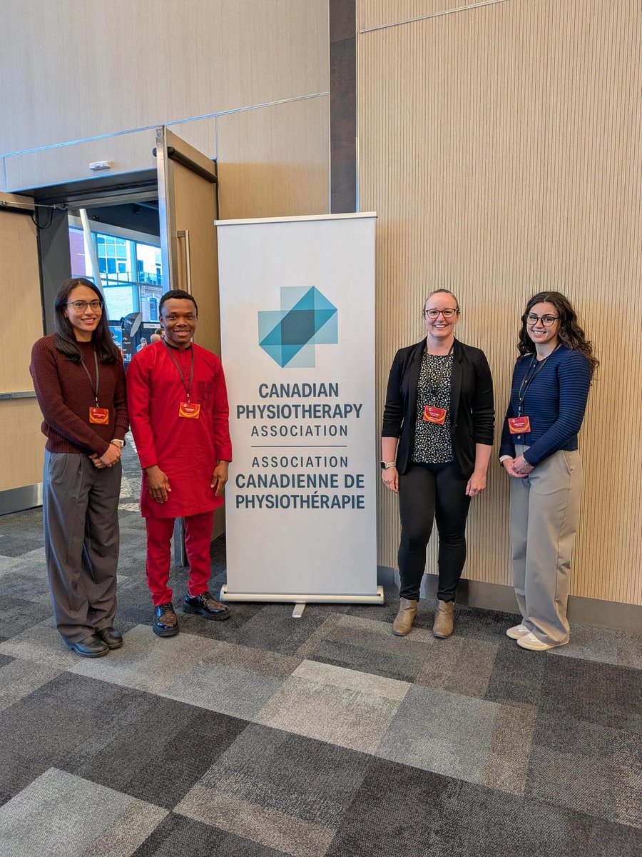 3FResearchGroup's tweet photo. Our team was proud to attend the Canadian Physiotherapy Congress last week! It was an energizing few days of learning, collaboration, and meaningful conversations. https://t.co/ixI4g5TqZD