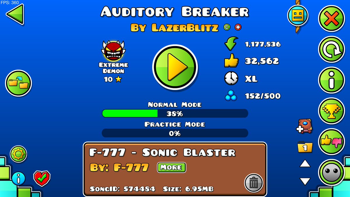 TVOFIN's tweet photo. just let me complete it #geometrydash https://t.co/gUpEfwQ85B