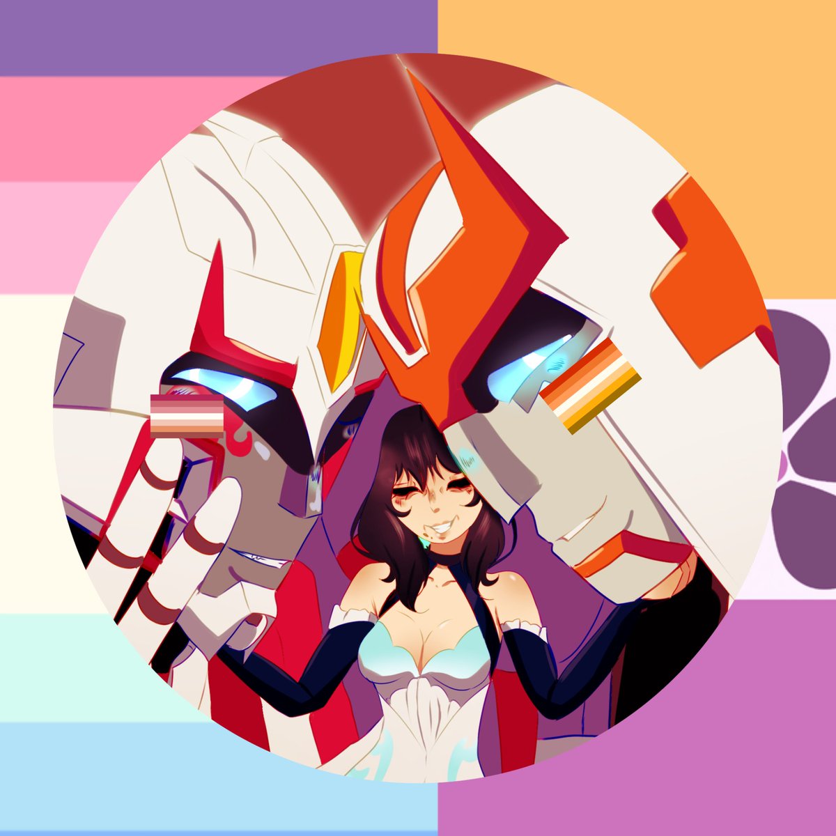 DratchetsJunxie's tweet photo. New pfp but it's our flags #yup #wegay #PrideMonth2018 https://t.co/cgAcGn3G1l