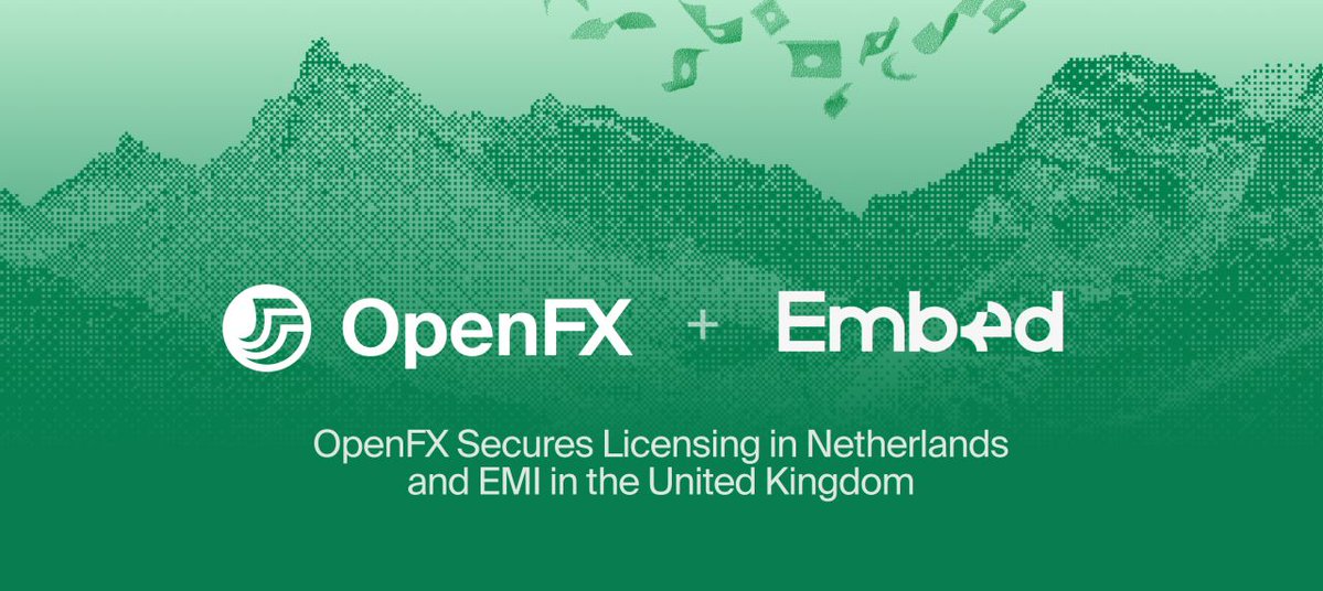 hm4nn's tweet photo. It’s fitting to announce our acquisition as the industry comes together in Amsterdam for @money2020 Europe.

@openfx_  acquires Embed, an Amsterdam-based payments infrastructure company. It’s our first acquisition, a major step in our European expansion, and a clear statement about how we think financial infrastructure should be built.

Many companies claim to operate across Europe. In practice, many are reselling someone else’s license, relying on a partner’s BIN, or sitting one step removed from the regulated rails their customers depend on.

That can work for a while. But when a corridor breaks, a partner changes terms, or a customer needs certainty, the difference between renting access and owning the regulated layer becomes very real.

With Embed, OpenFX is moving deeper into that regulated layer.

Embed holds two licenses that matter: a Dutch PI regulated by DNB and a UK EMI regulated by the FCA. The transaction is subject to regulatory approval, but once complete, OpenFX will have regulated entities in two of Europe’s most important financial jurisdictions.

For our customers, that means more control, more resilience, and a stronger foundation for moving money across markets.

We’re also building the team locally. We now have offices in London and Amsterdam, with 20 people across Product, Engineering, Compliance, and Go-To-Market. 

With backing from European investors, including @northzoneVC and @atomico, and $60B in annualized TPV across the network, Europe has become our largest commitment outside the United States.

We’re here to build locally, own the infrastructure that matters, and make global money movement more reliable from the ground up.

https://t.co/CPzbbPnuu0