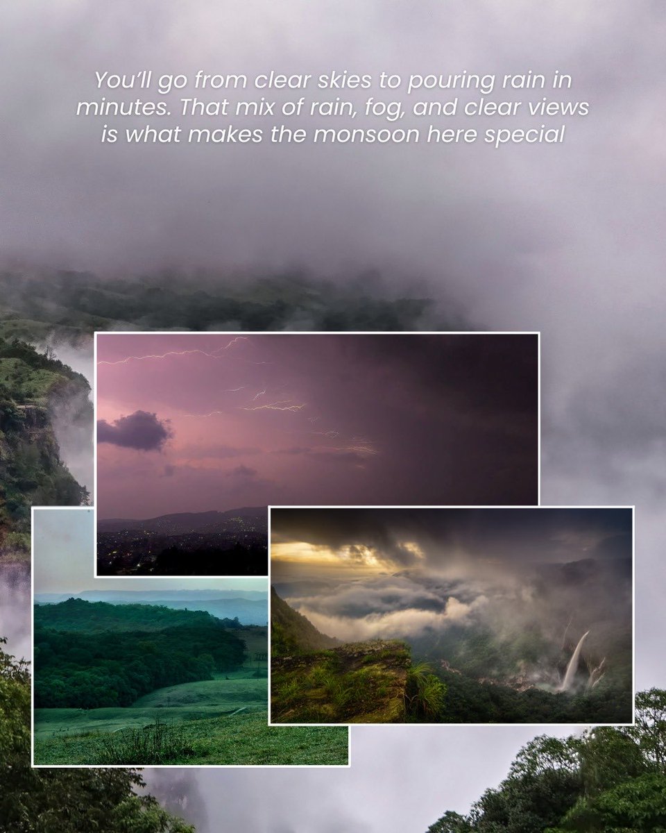 meghtourism's tweet photo. Meghalaya this monsoon when the waterfalls are at full force and the landscapes are at their greenest. One minute it's sunny, and the next minute there's heavy rain. This is the classic Meghalaya monsoon.
#Meghalayamonsoon #Abodeofclouds #MeghalayaTourism https://t.co/GBlcd9aQ72