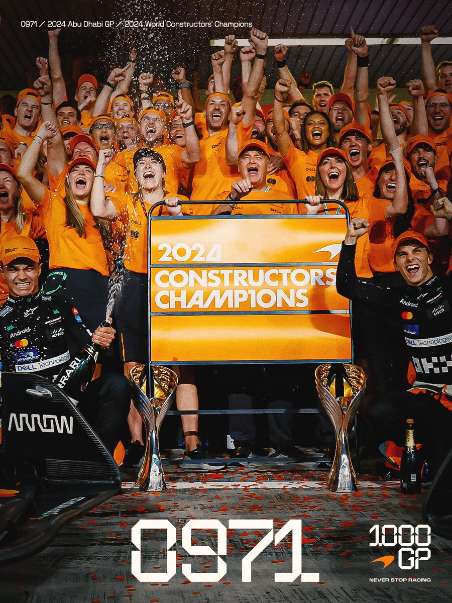 McLarenF1's tweet photo. And the era continues...👀

#McLarenF1 | #1000thGP https://t.co/K4rACttsec