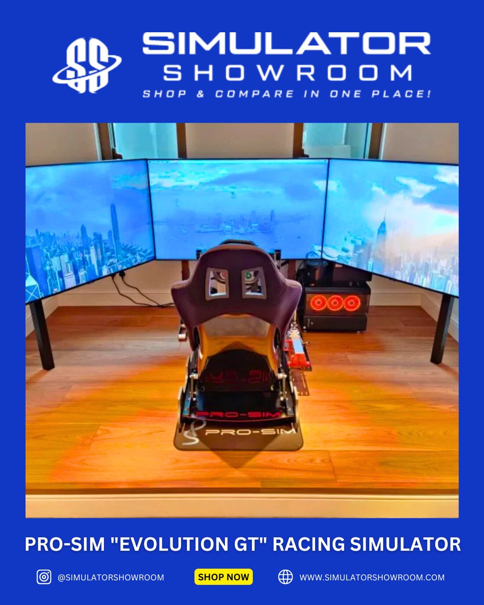 simulatorshow's tweet photo. Experience the ultimate in racing realism with the Pro-Sim Evolution GT! 🏁🔥 Hand-built in the UK, this powerhouse delivers the authentic GT driving position, advanced SimSteering Force Feedback, and custom Pro-Sim software used by pros.

🌐 Order now at: https://t.co/vL6xoDYNc4 https://t.co/BKh2zrJZJI
