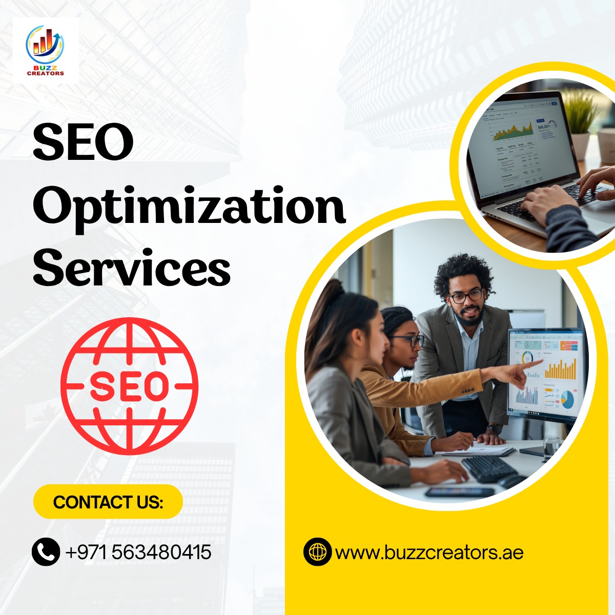 _BuzzCreators's tweet photo. **Buzz Creators Digital Media** offers SEO services designed to improve online visibility, increase organic website traffic, and help businesses reach their target audience more effectively. 

Contact Us:

📱 +971 563480415
📩 info@buzzcreators.ae https://t.co/jIASaLwX6A