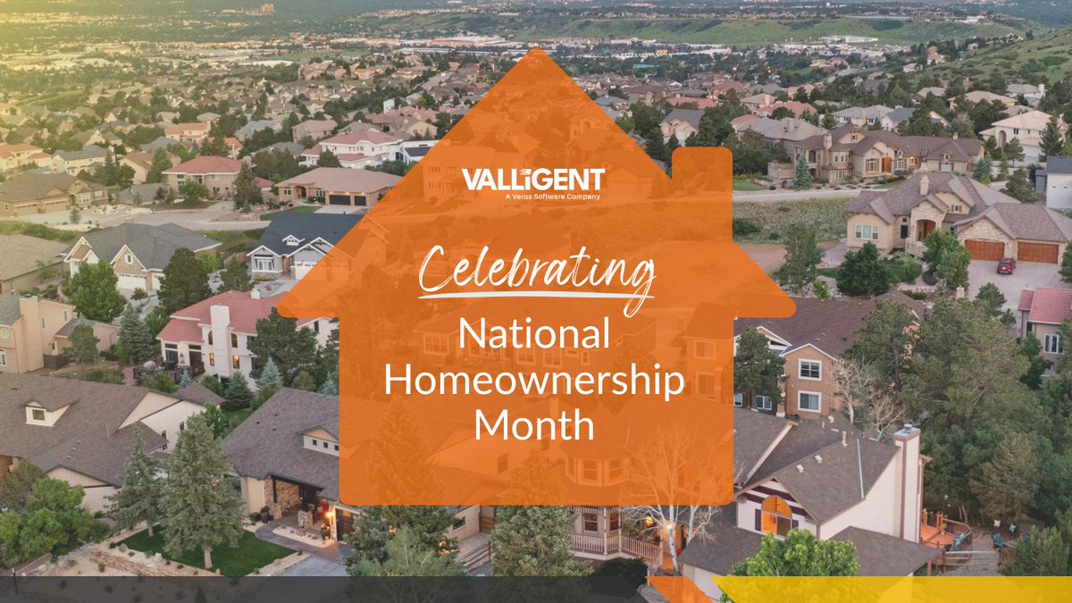 Valligent2003's tweet photo. Happy National Homeownership Month! It’s quite an achievement becoming a homeowner, so we congratulate all on this wonderful accomplishment! To the prospective homebuyers, we wish you the best of luck on your journey – we are proud to play a role in this process! https://t.co/lOA0iNLKMx