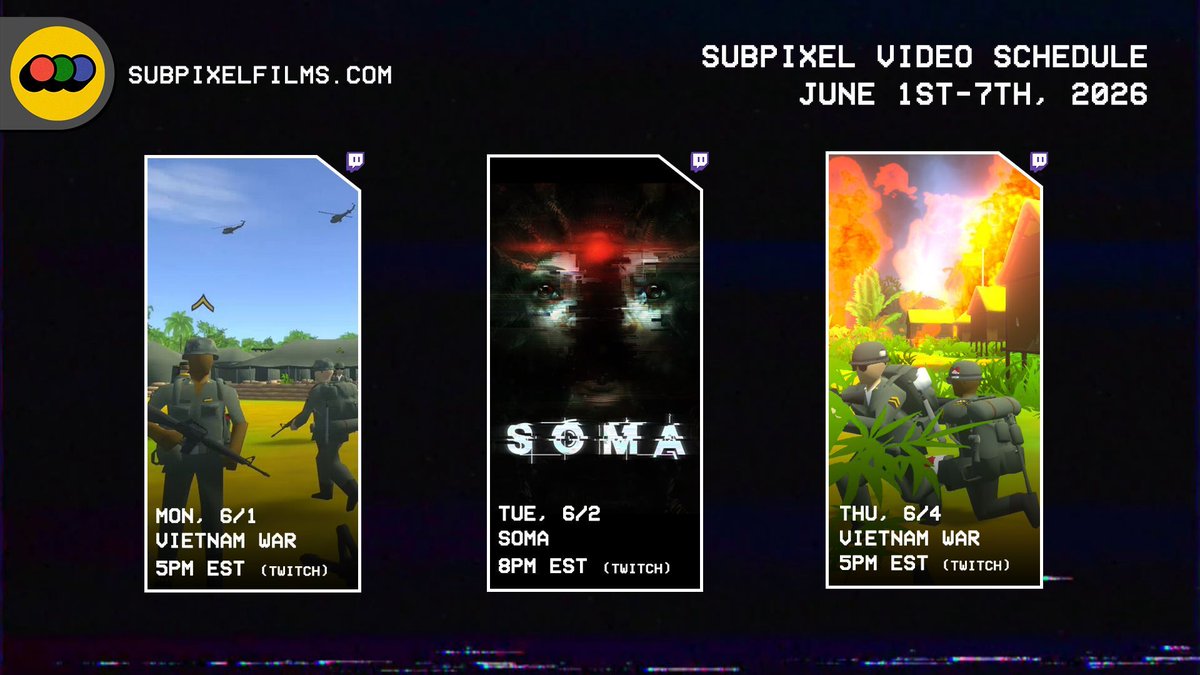 SubpixelTeam's tweet photo. More SOMA and Vietnam plus Summer Game Fest this week. https://t.co/PcxrmeUwYY