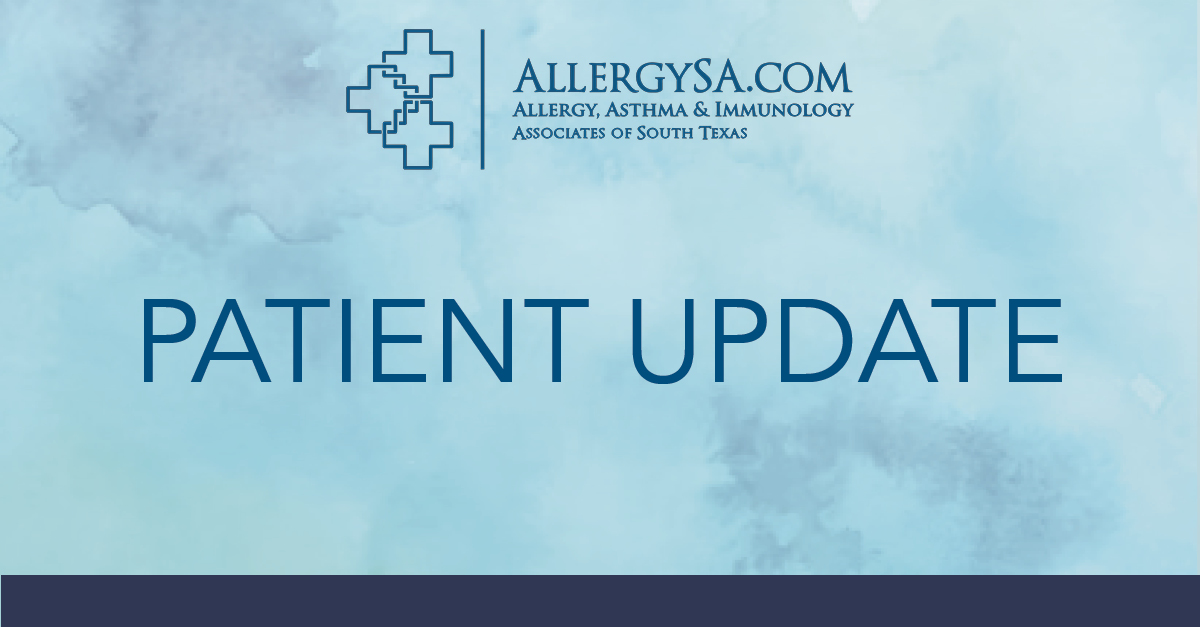 _AllergySA's tweet photo. Reminder: Effective today, Monday, June 1st, our Babcock/Medical Center office will be closed from 11:30 am to 12:30 pm Monday through Thursday. Friday hours will remain 8:00 am to 12:00 pm. https://t.co/sggBEM6LIW