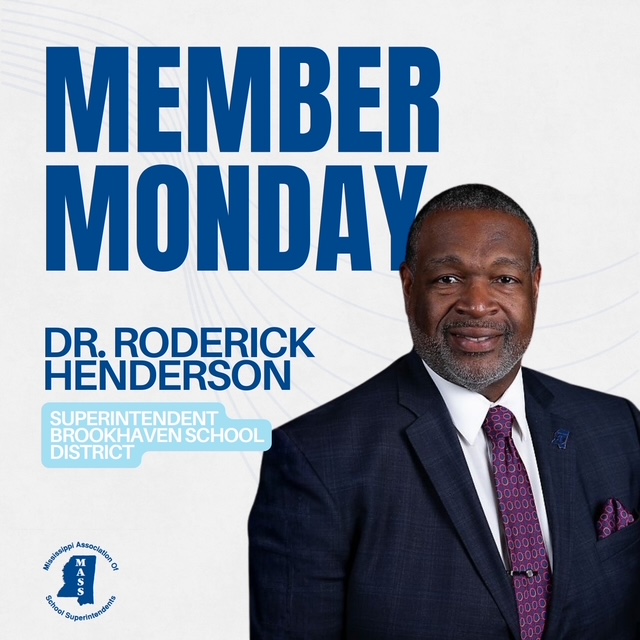 MSSupts's tweet photo. Applause to Dr. Roderick Henderson for the difference he makes as superintendent of the Brookhaven School District. His leadership is helping create opportunities, strengthen schools and make a difference in the lives of children every single day. https://t.co/s7p9gp8O8A