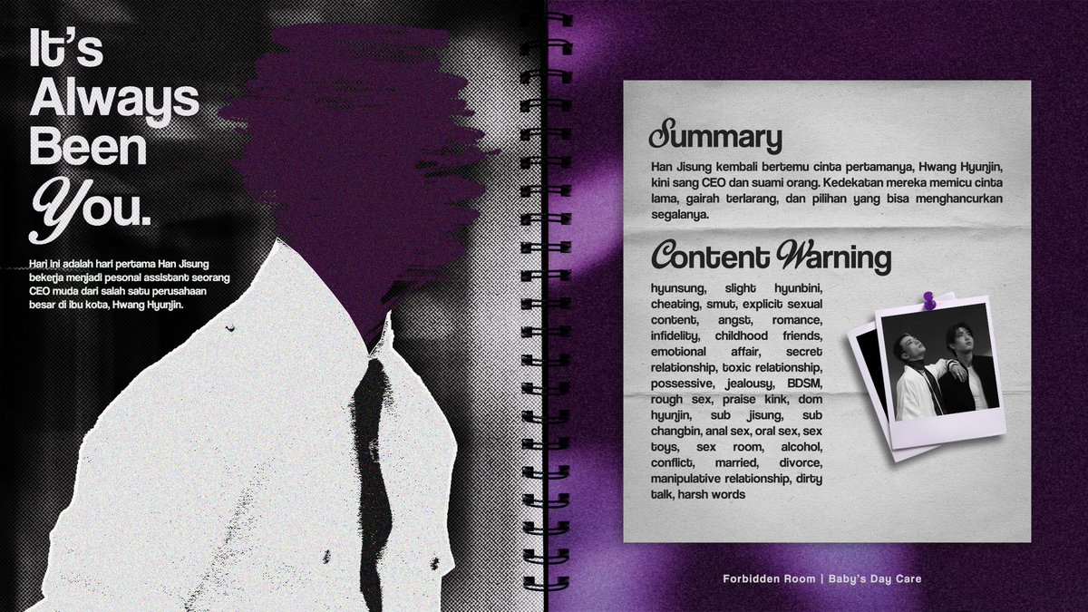 babysdaycare's tweet photo. — FORBIDDEN ROOM 🍇

𝐈𝐭’𝐬 𝐀𝐥𝐰𝐚𝐲𝐬 𝐁𝐞𝐞𝐧 𝐘𝐨𝐮

https://t.co/zWNz2b1tXN

📚 shelved with care. https://t.co/jS73gfdlSM